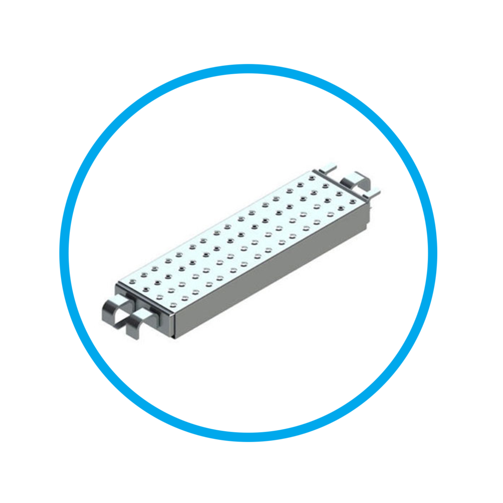 imagen de plataforma para trabajo en andamio multidireccional certificado.